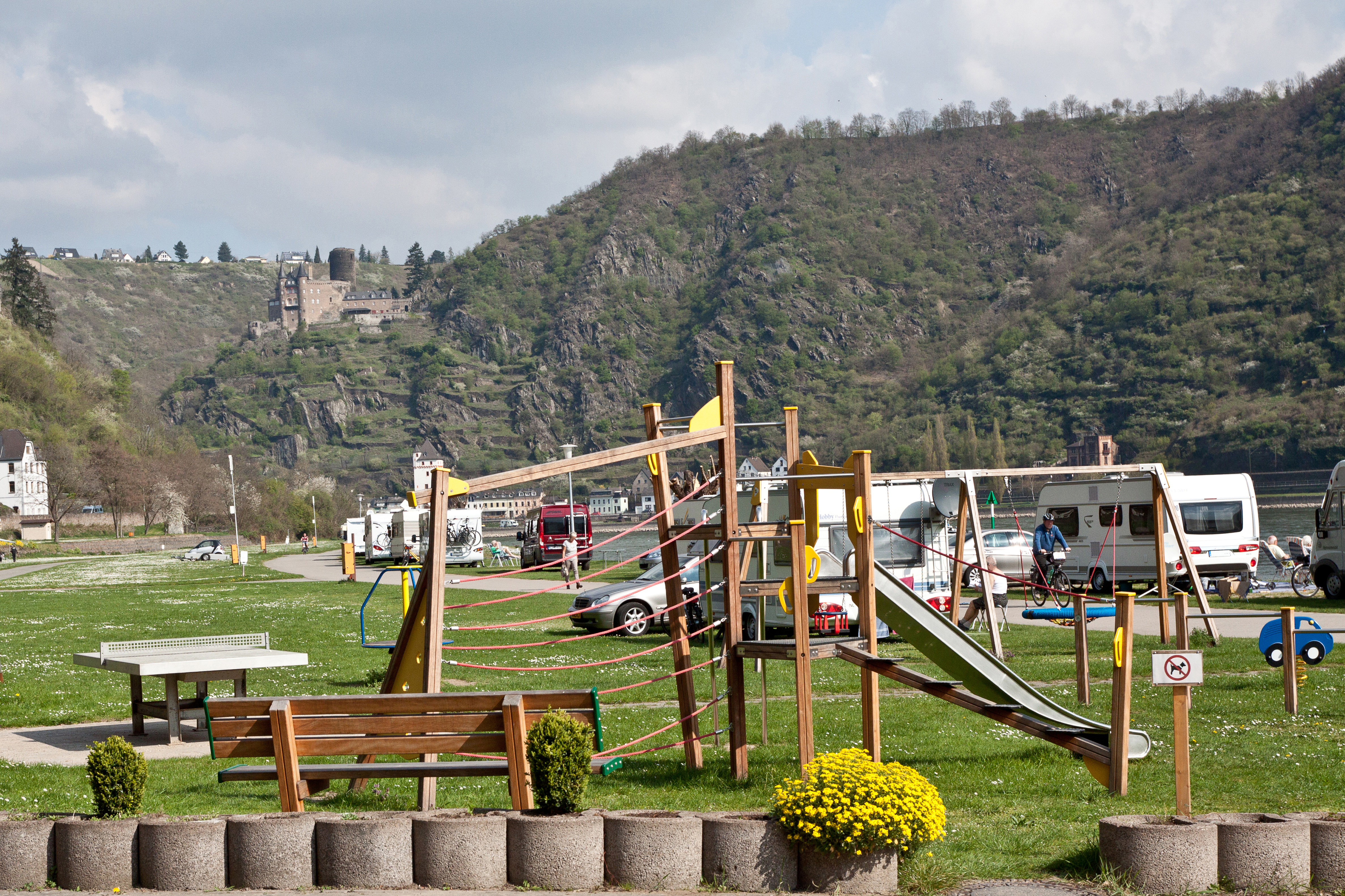 Kinder-Spielplatz auf dem Campingplatz Loreleyblick